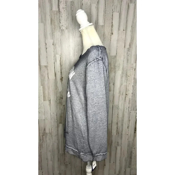 NWT Womens Washington Wizards Long Sleeve Gray Scoop Neck Sweatshirt Size Medium - Picture 4 of 5